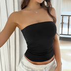 Knitted tube top
