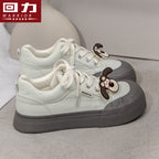 Warrior canvas new spring niche ugly cute casual shoes