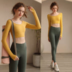 Fitness sports long-sleeved Set