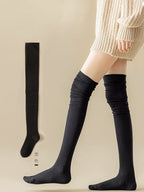 Pure cotton knee socks