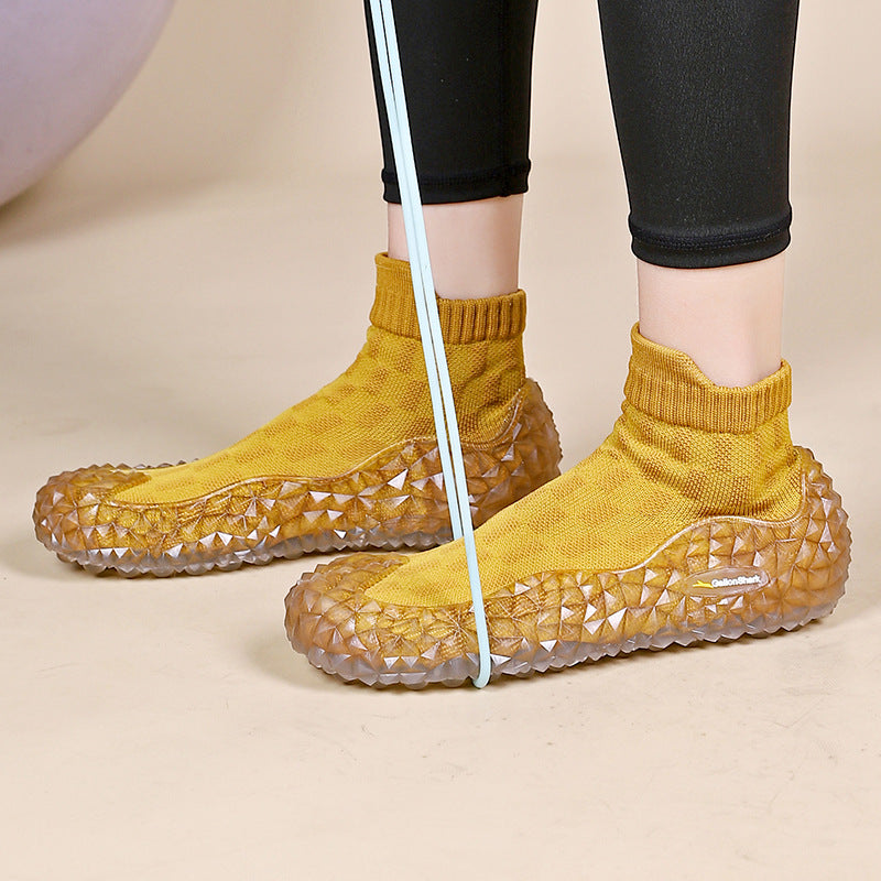 Soft-soled shock-absorbing shoes, squat running shoes, fitness, Driving shoes