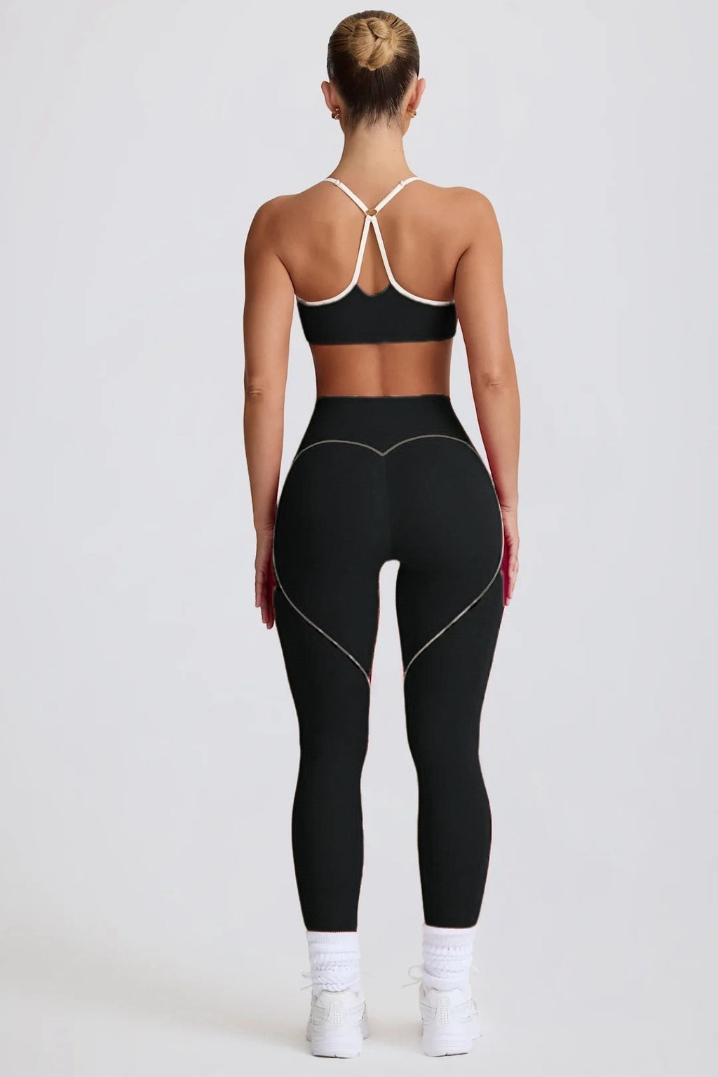 Yoga sport Fitness breathable top and long pants Set