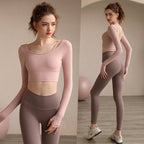 Fitness sports long-sleeved Set