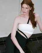 Contrasting color sports yoga suit sports fitness yoga suit