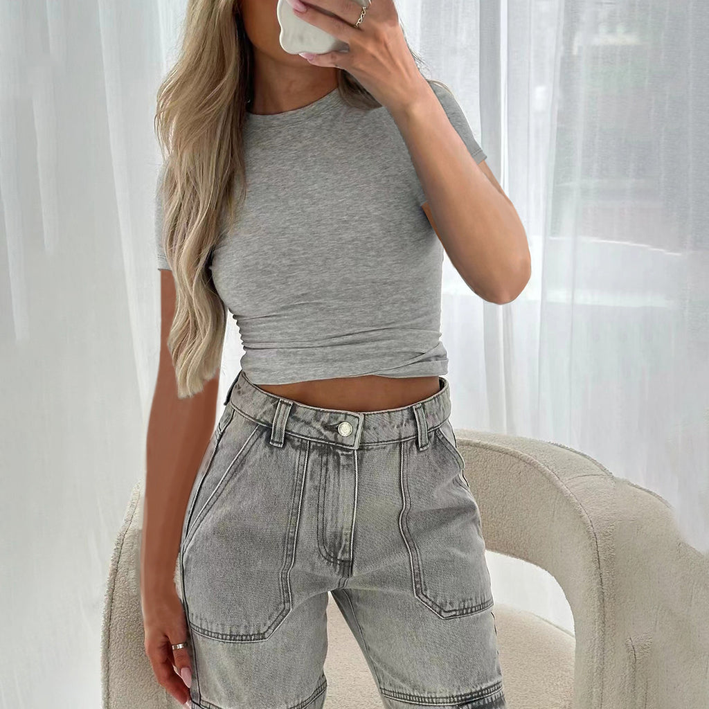 Spring and Summer short-sleeved T-shirt