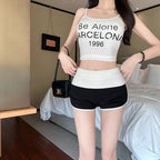 Girl tight primer sports hot pants hip-wrapped