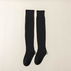 Wool over knee socks