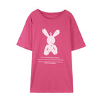 Pink print top
