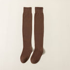 Wool over knee socks