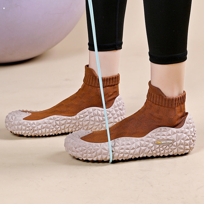 Soft-soled shock-absorbing shoes, squat running shoes, fitness, Driving shoes