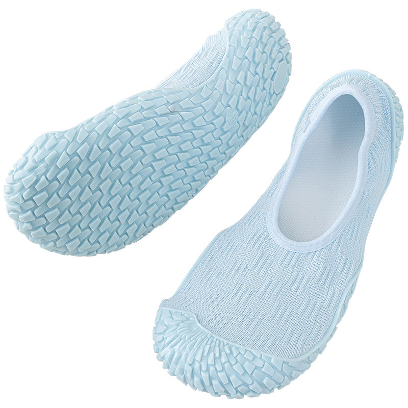 Machine washable silent indoor fitness shoes ultra-light non-slip shock-absorbing soft-soled yoga sneakers