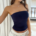 Knitted tube top