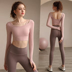 Fitness sports long-sleeved Set