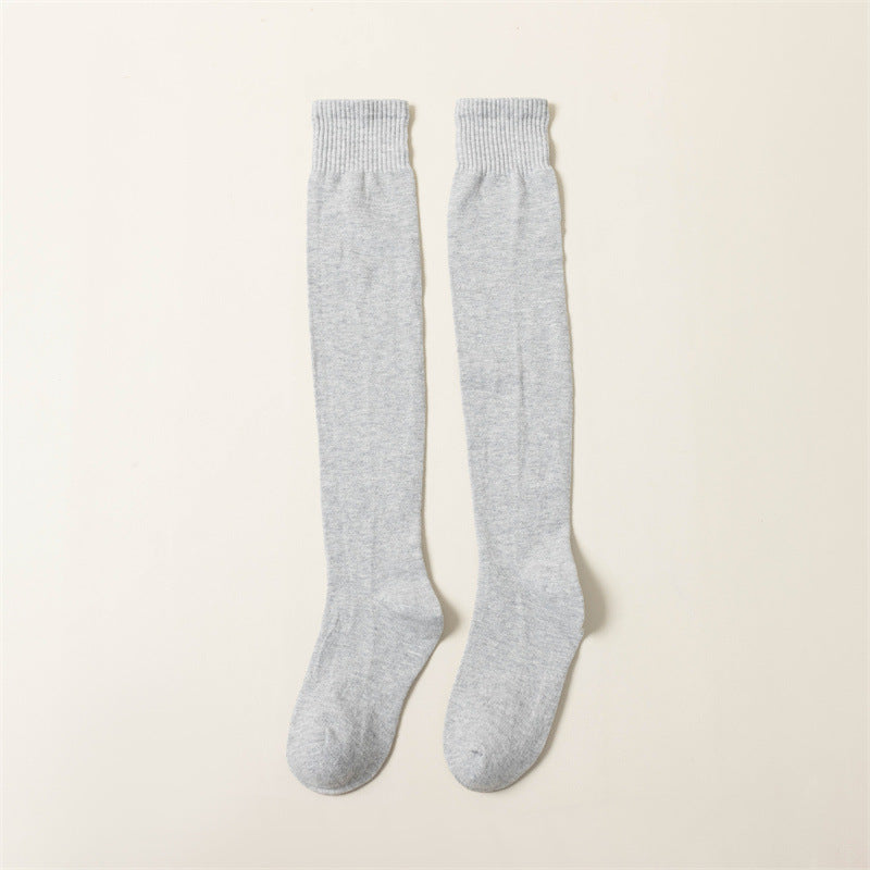 Wool over knee socks