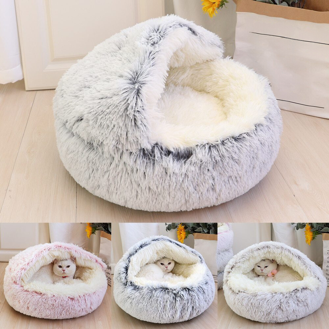 Nestly | 2-in-1 converteerbaar kattenholbed met afneembare kap