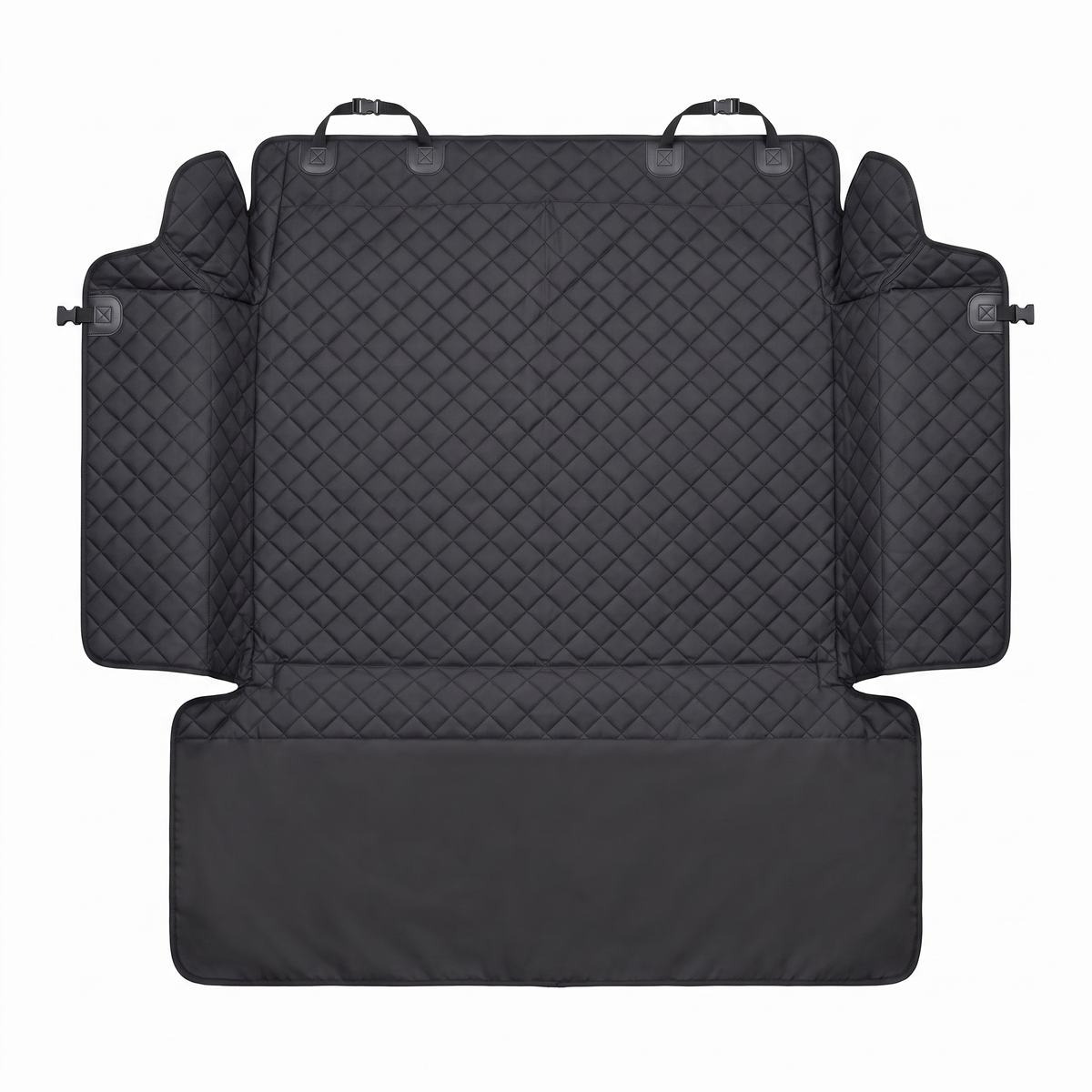 Trailguard cargo liner laid flat on a white background