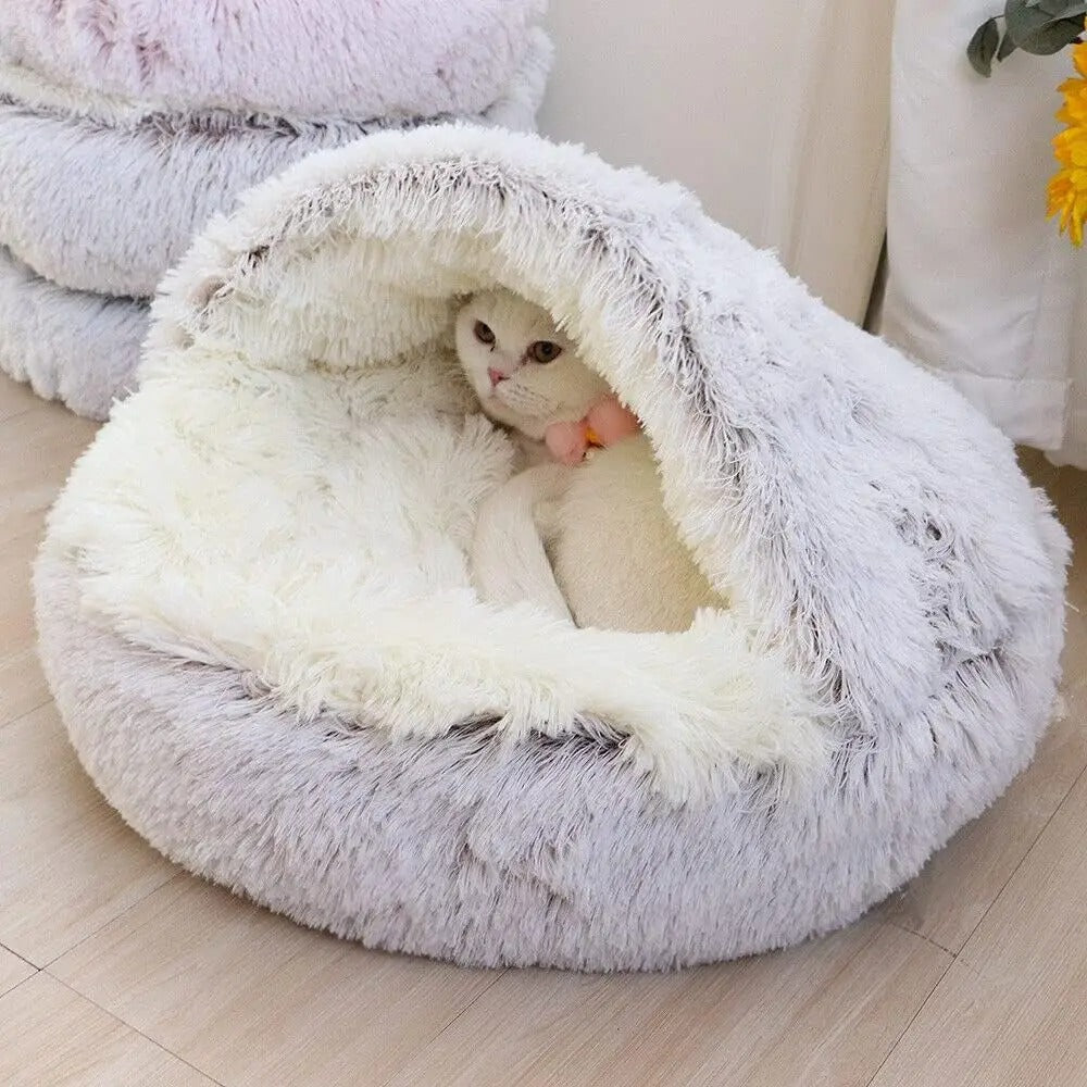 Nestly | 2-in-1 converteerbaar kattenholbed met afneembare kap