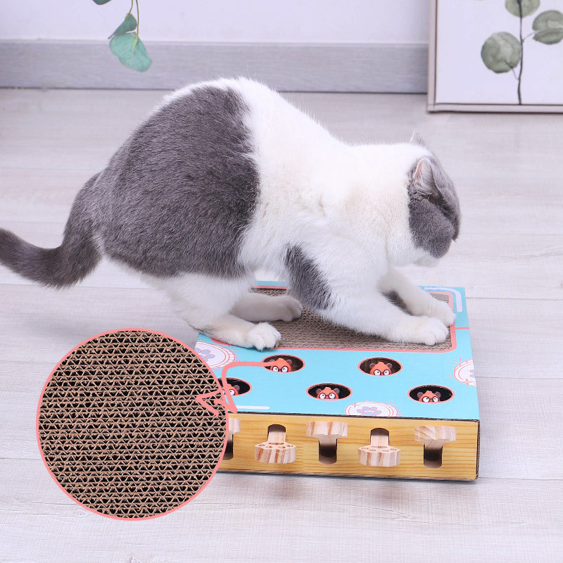 Ambush | Peek a Boo Interactief Kattenspeelgoed met Ingebouwd Krabvlak