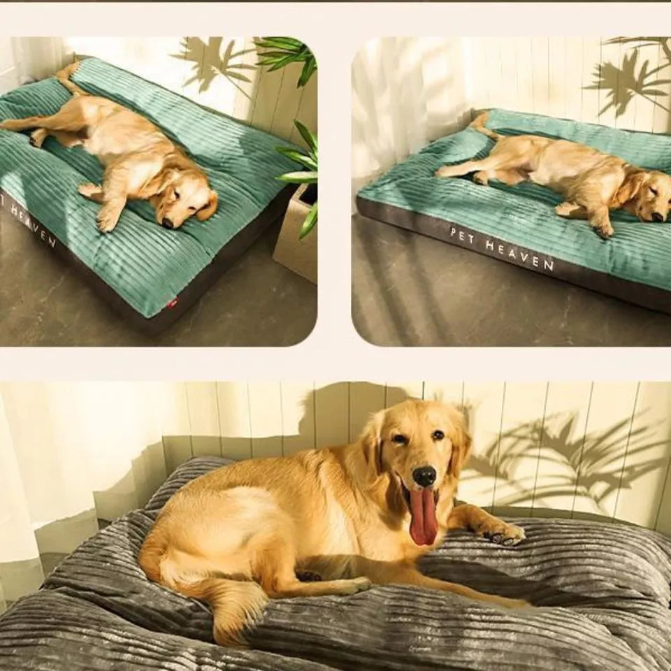 Solvane | Wasbare hondenbedmat met afneembare hoes voor kennels, auto's en vloeren